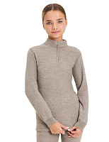 Термобелье фуфайка для девочек - подростков серии "-60°C" Бежевый меланж