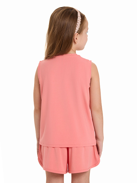Топ для девочки Bamboo, цвет коралловый, фото 4