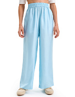 Брюки SILK для девочки прямые Нежно-голубой