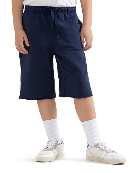 Шорты детские для мальчика Cotton, цвет темно-синий, фото 3