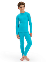 SOFT Комплект термобелья для мальчиков-подростков Бирюзовый