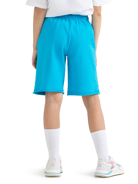 Шорты детские для девочек Cotton, цвет бирюзовый, фото 5