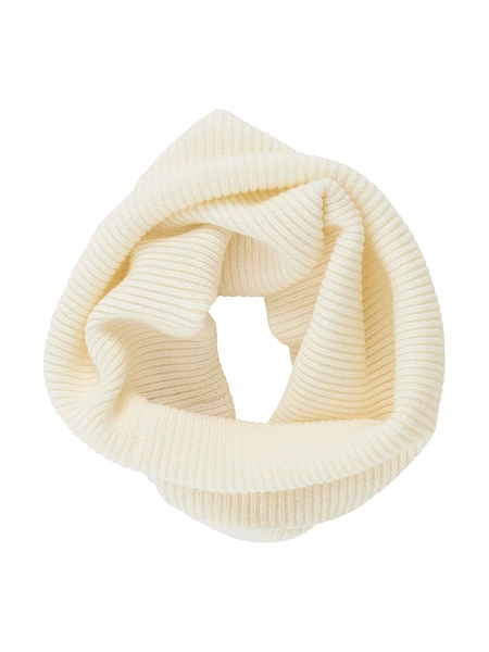 Снуд из шерсти для мальчиков, цвет белый, фото 2