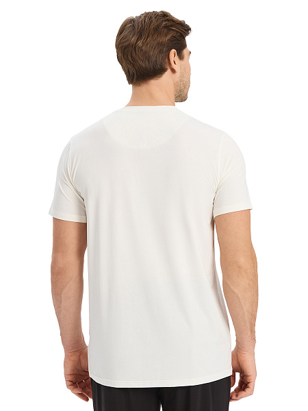 Футболка мужская серии Bamboo, цвет молочный, фото 3