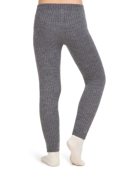 Бесшовные гамаши для детей, 50% шерсть мериносов 50% акрил, цвет серый, фото 3