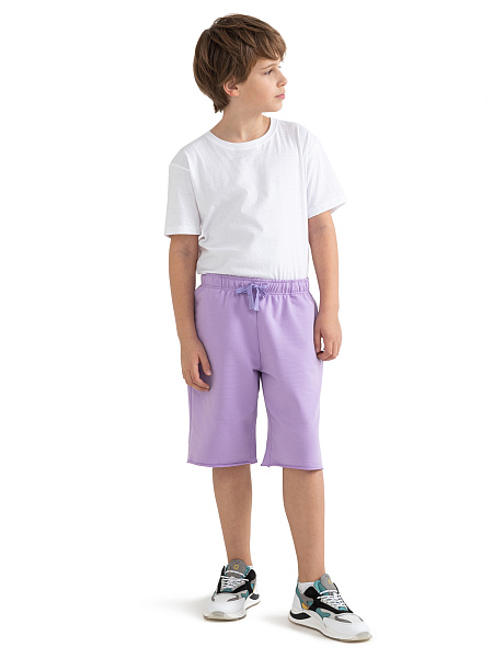 Шорты детские для мальчика Cotton, цвет лаванда, фото 1