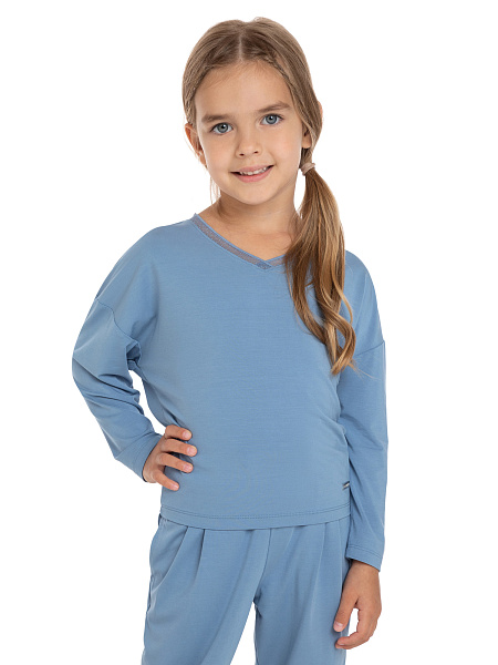 Лонгслив Bamboo для девочки-подростка, цвет лаванда, фото 1