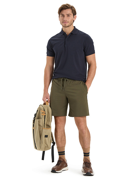 Шорты Cotton ORGANOMICA мужские укороченные, цвет хаки, фото 1