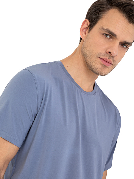 Футболка мужская серии Bamboo, цвет серый, фото 4