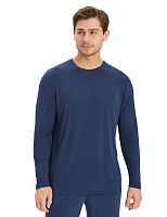 Лонгслив мужской серии Bamboo Темно-синий