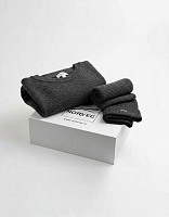Подарочный набор Джемпер Norveg Merino Base + шапка + снуд, для женщин Серый меланж