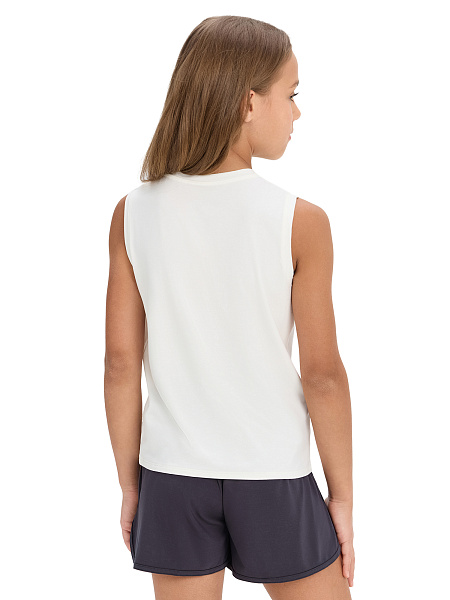 Топ Bamboo для девочки, цвет молочный, фото 2