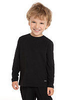 Лонгслив Bamboo для мальчика Черный