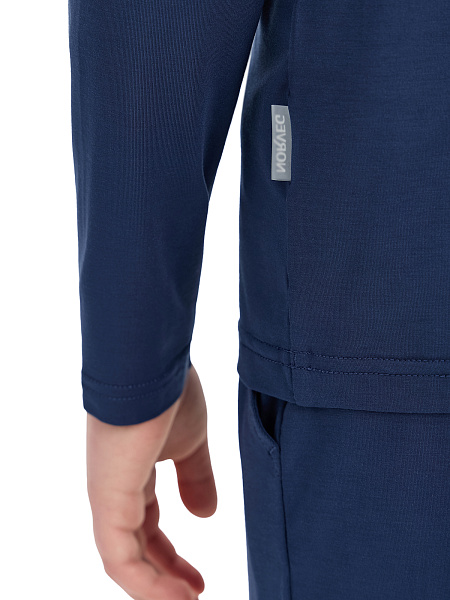 Лонгслив серии Bamboo для мальчика, цвет темно-синий, фото 4