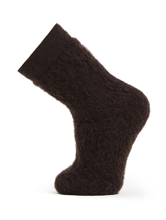 Носки детские из шерсти мериноса серии "-60°C" с начесом, цвет коричневый, фото 1