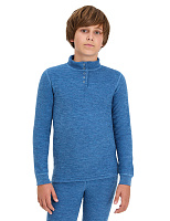 Термобелье фуфайка для мальчиков - подростков серии "-60°C" Джинс меланж