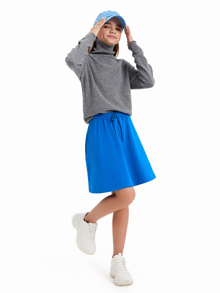 Юбка для девочки ORGANOMICA Cotton, цвет ультрамарин, фото 6