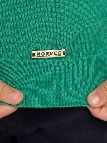 Свитер Cash Touch детский для мальчиков, цвет малахит, фото 6