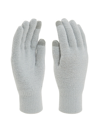 Перчатки Merino TEC Touch Screen, цвет светло-серый, фото 1