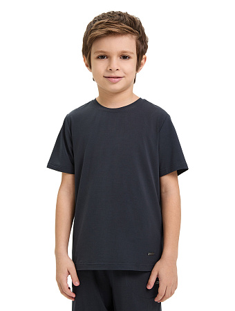 Футболка серии Bamboo для мальчика, цвет темно-серый, фото 1