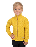Кофта на молнии Super Fine Merino Wool для мальчиков Соломенный