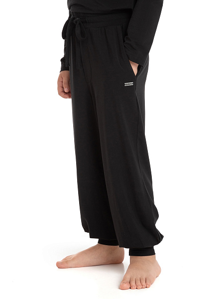 Брюки серии Bamboo для мальчика-подростка, цвет черный, фото 3