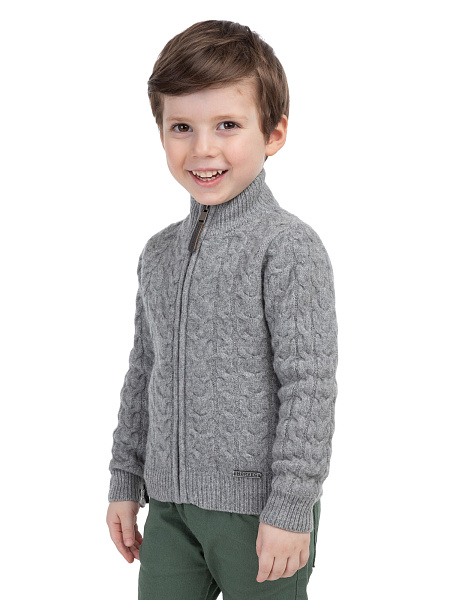 Кофта на молнии Super Fine Merino Wool, фото 3