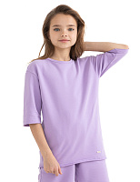 Футболка детская для девочек серии Cotton Лаванда