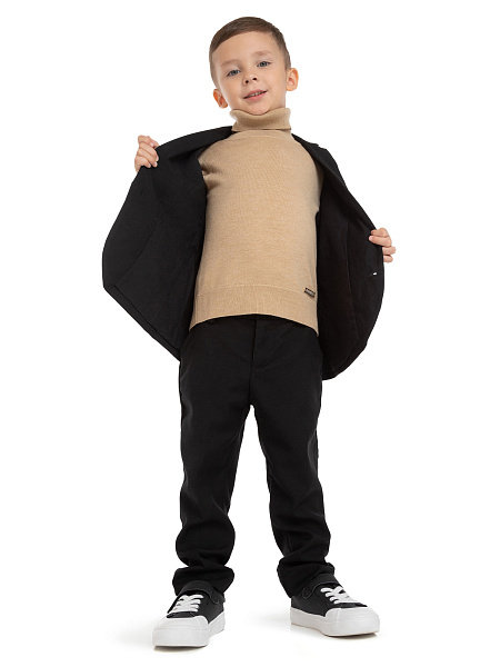 Свитер Cash Touch детский для мальчиков, цвет бежевый, фото 5