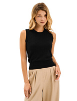 Топ трикотажный Черный