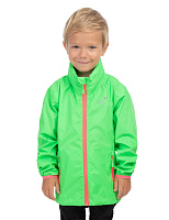 Ультралегкая куртка-ветровка для мальчиков из мембраны Ярко зеленый