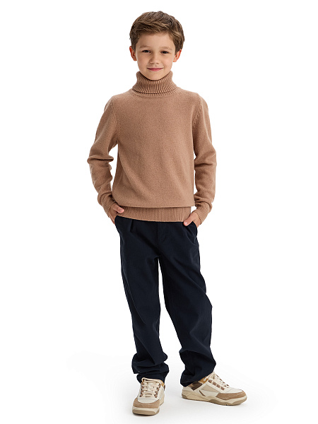 Свитер Merino Base детский для мальчиков, цвет бежевый, фото 5