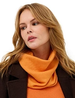 Теплый снуд из шерсти мериносов Оранжевый