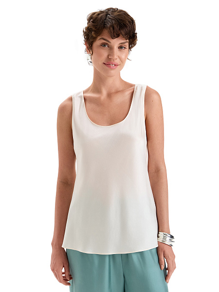 Топ женский SILK, цвет кремовый, фото 2