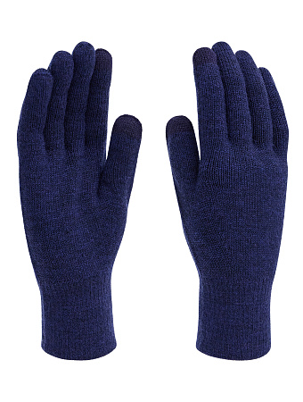 Перчатки детские сенсорные, цвет темно-синий, фото 1