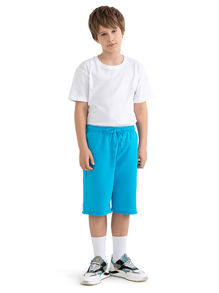 Шорты детские для мальчика Cotton, цвет бирюзовый, фото 1
