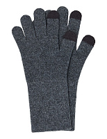 Перчатки сенсорные Серый меланж