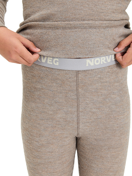 Термобелье кальсоны для мальчиков-подростков серии "-60°C", цвет бежевый, фото 3