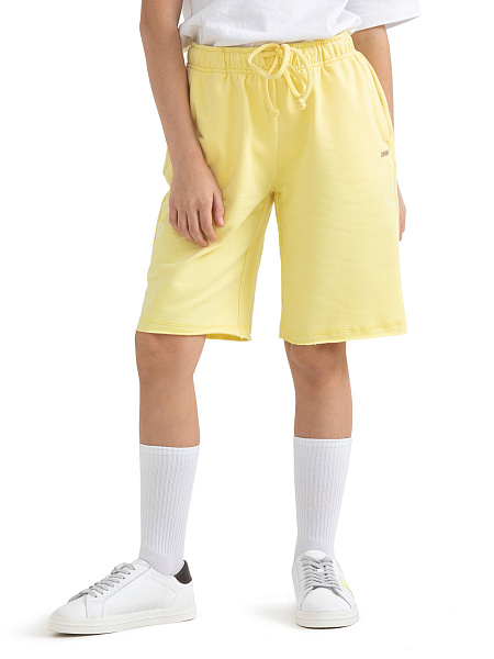 Шорты детские для девочек Cotton, цвет желтый, фото 3