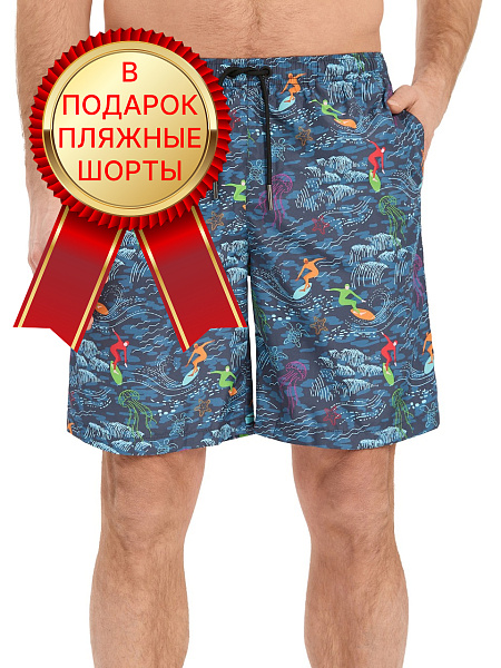 Мужская рубашка LINEN из умягченного льна, цвет паттерн vacation, фото 2