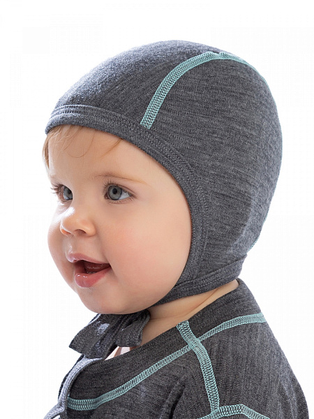 Термочепчик детский серии SOFT, цвет серый, фото 1