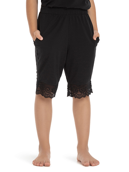 Шорты Bamboo для девочки, цвет черный, фото 2