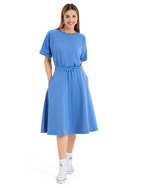 Юбка женская ORGANOMICA Cotton, цвет джинс, фото 2