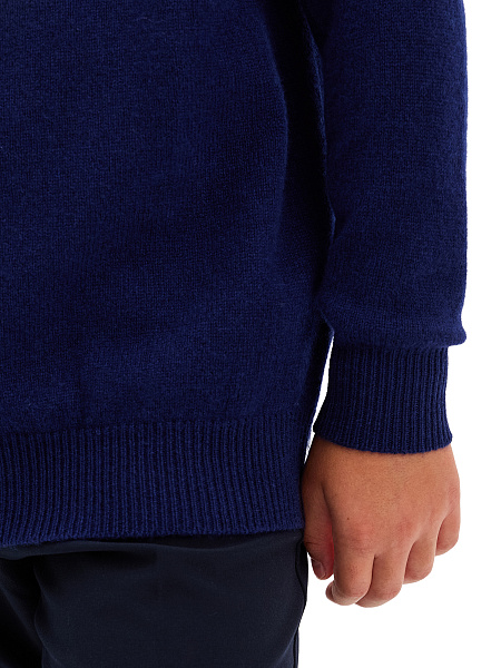 Свитер Merino Base детский для мальчиков, цвет темно-синий, фото 4