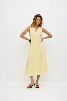 LINEN Платье женское Ваниль