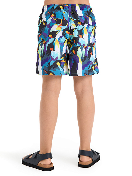 Шорты Swimwear для мальчика-подростка, цвет темно-синий, фото 4