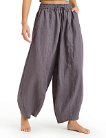 Брюки женские "baggy" серии LINEN Серый