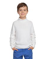 Cвитер СashmereMerino blend детский для мальчиков Белый
