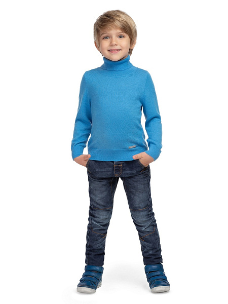 Свитер Cash Touch детский для мальчиков, цвет голубой, фото 2