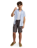 Шорты LINEN с карманами для мальчика Серый